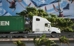 President Donald Trump's administration moved to loosen truck pollution regulations put in place by his predecessor Joe Biden, in its latest environmental rollback