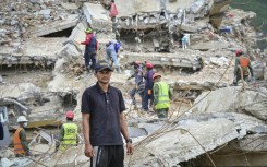 Miguel Baez is looking for the bodies of his family members in the hopes of giving them a dignified burial