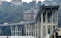 The Morandi Bridge in Genoa, part of a key highway connecting France and Italy, gave way in torrential rain on August 14 2018, sending dozens of vehicles tumbling into the abyss.