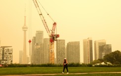 People in Canada's largest city are urged to stay indoors as Toronto sees some of the world's worst air quality