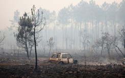 Residents living on the edge of the forest were told to evacuate in haste