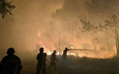 Fire crews have been battling day and night to try to counter the blazes in southwest France