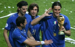 Italy's 2006 World Cup winner Andrea Pirlo (2R) had been the favourite to land the national coaching post