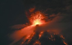 Fuego erupted on Monday morning and by nightfall it intensified, with lava flows and huge plumes of gas and ash spewed into the air