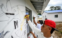 The fate of some 100 ex-guerrillas is uncertain as Colombia's left-wing government is replaced by a bellicose right-wing one