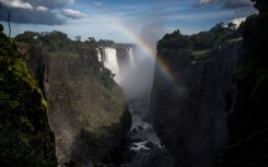 Victoria Falls on the Zambia-Zimbabwe border is one of the world's most spectacular waterfalls