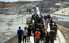 Most of the migrants returned to Morocco but hundreds of children have stayed