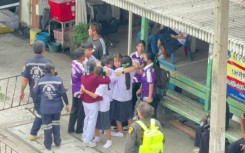 Thailand: Ambulances, police on scene after deadly school shooting
