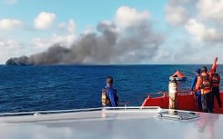 The passenger ferry had been sailing from Bali to the nextdoor island of Lombok when it caught fire in the early morning hours