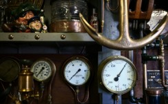 McLaughlin has filled his shed with memorabilia collected from online sales and places he worked