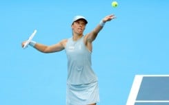 Iga Swiatek of Poland reached the semi-finals of the Cincinnati event after her opponent retired with a heel injury