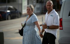 Debra and Martin Robinson, parents of Australian brothers Callum and Jake Robinson, murdered in Mexico in April 2024 during a surfing trip, arrive at the court for the murder trial