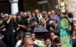 Mazonakis was one of Greece's best-known pop stars and his funeral was held on Monday