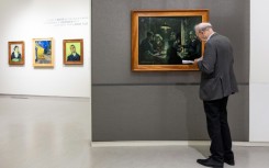 'The Potato Eaters' is one of the works on display
