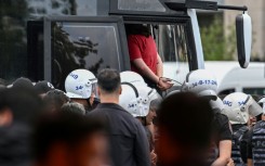 Dozens of people were arrested in the protests, which began after LGBTQ activists were targeted last weekend