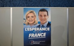 Bardella (R) would probably be prime minister if Le Pen (L) won the 2027 presidential election