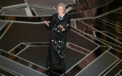 US actress Eva Marie Saint presented the Oscar for Best Costume Design during the 90th Annual Academy Awards in 2018