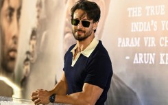 Bollywood actor Tiger Shroff at the screening of 'Ikkis' in Mumbai in December 2025