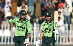 Hasan Nawaz and Arafat Minhas struck solid half-centuries as Pakistan posted 302-9 in the tri-series match against England in Rawalpindi