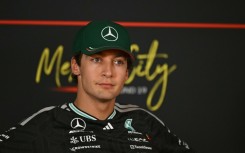 Mercedes' British driver George Russell trails team-mate Kimi Antonelli by 123 points