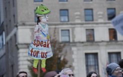 Demonstrators have supported the young Canadians who are suing the federal government over alleged climate policy failures